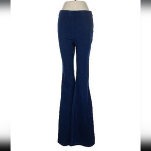 GOOD AMERICAN SOFT SCULPT PULL-ON PALAZZO JEANS -SIZE LARGE/3-DARK BLUE- NWT